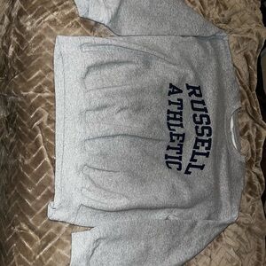 Russell Athletic Heather Gray Pro Cotton Sweatshirt